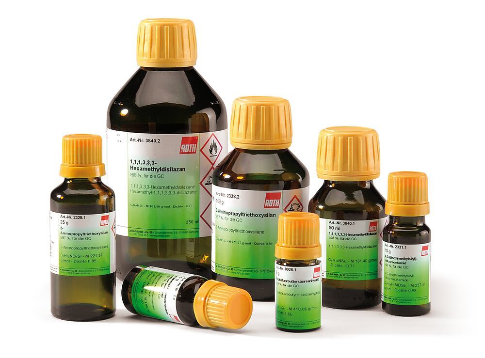 Heptafluorobutyric acid anhydride, min. 97 %, for GC, 5 g, glass