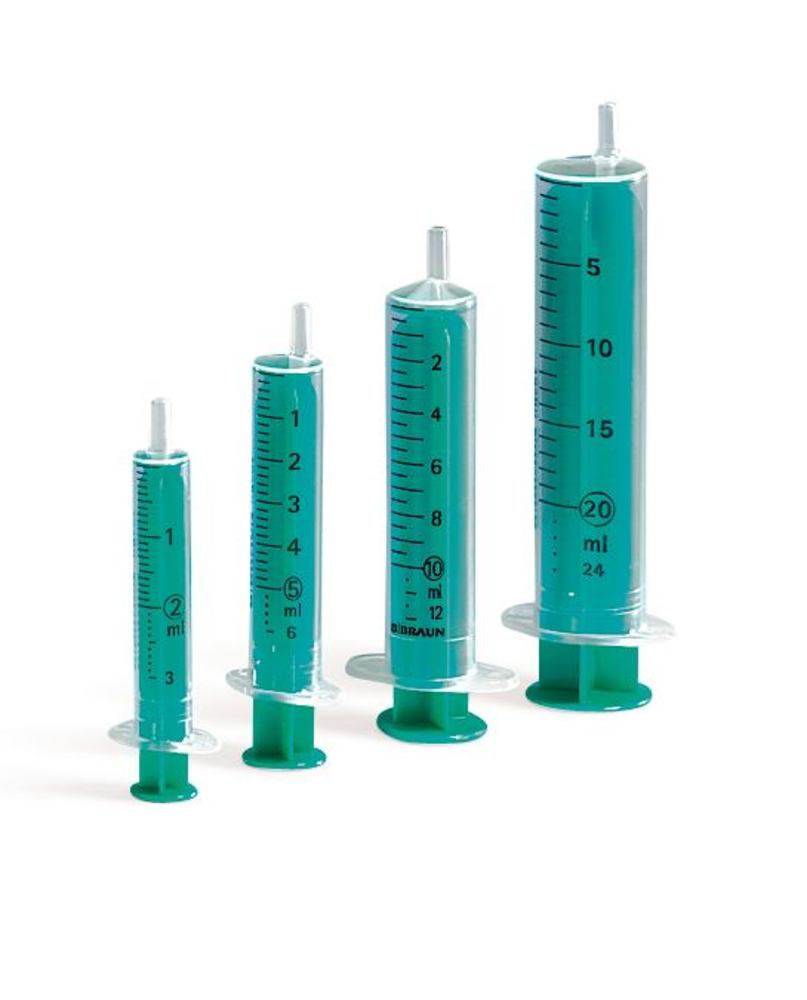 Disposab. syringes Inject® Luer-connect., 2 ml, PP/PE, sterile, individ. wrapped