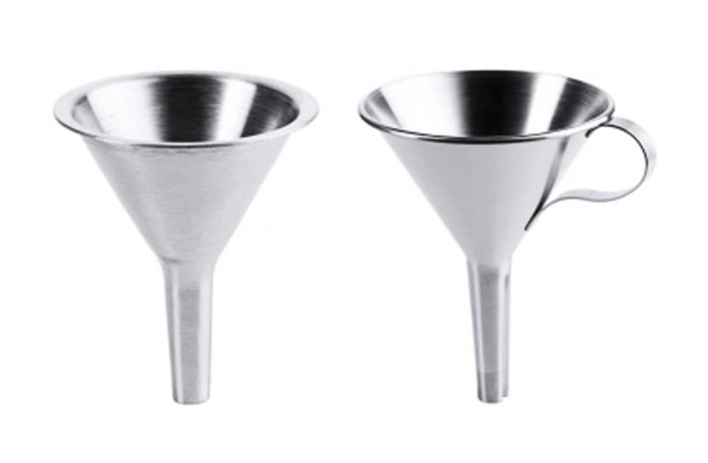 Rotilabo® lab. funnel, stain. steel 18/8, Ø outlet 23 mm, top outer Ø 257 mm