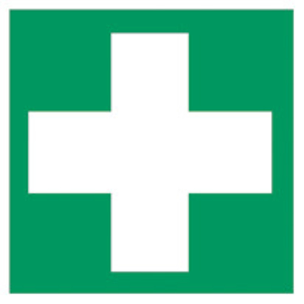 First aid and rescue signs acc. to ISO 7010 Adhesive film, First aid