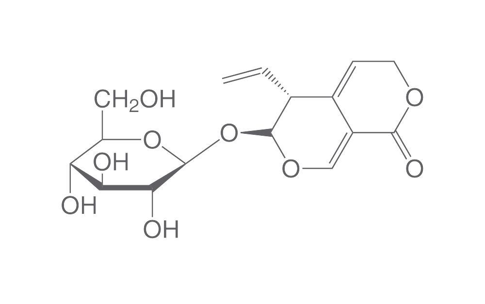 Gentiopicroside, min. 95 %, for biochemistry, 10 mg, glass