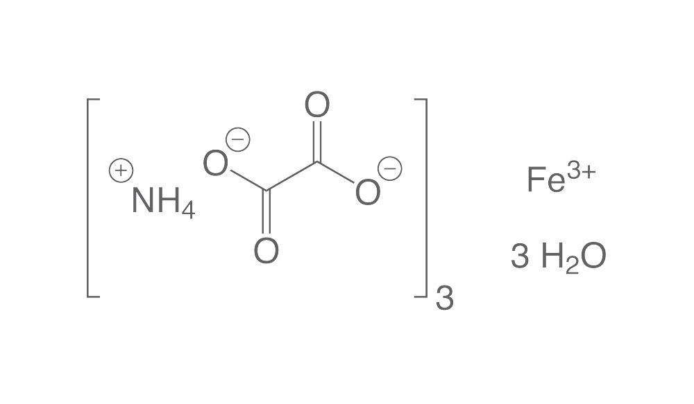 Ammonium iron(III) oxalate trihydrate, min. 99 %, pure, 500 g, plastic