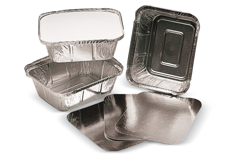 Rotilabo®-aluminium bowls, 250 ml, with cardboard lid, 100 unit(s)