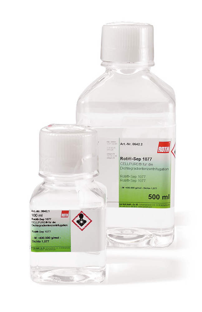 ROTI®Sep 1077 human, sterile, for density gradient centrifugation, 100 ml