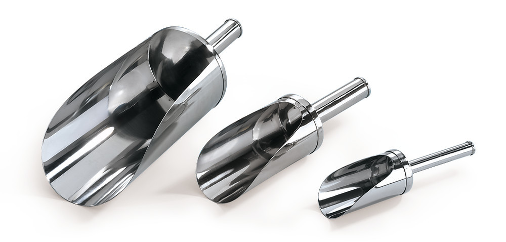 Rotilabo®-hand scoop, Made of Remanit 4301, Ø 75 mm, 450 ml, 1 unit(s)