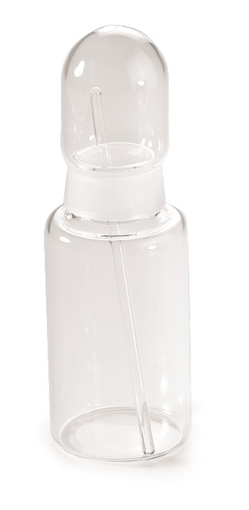 ROTILABO® Canada balsam bottle, w. loose ground cap and glass rod, 60 ml