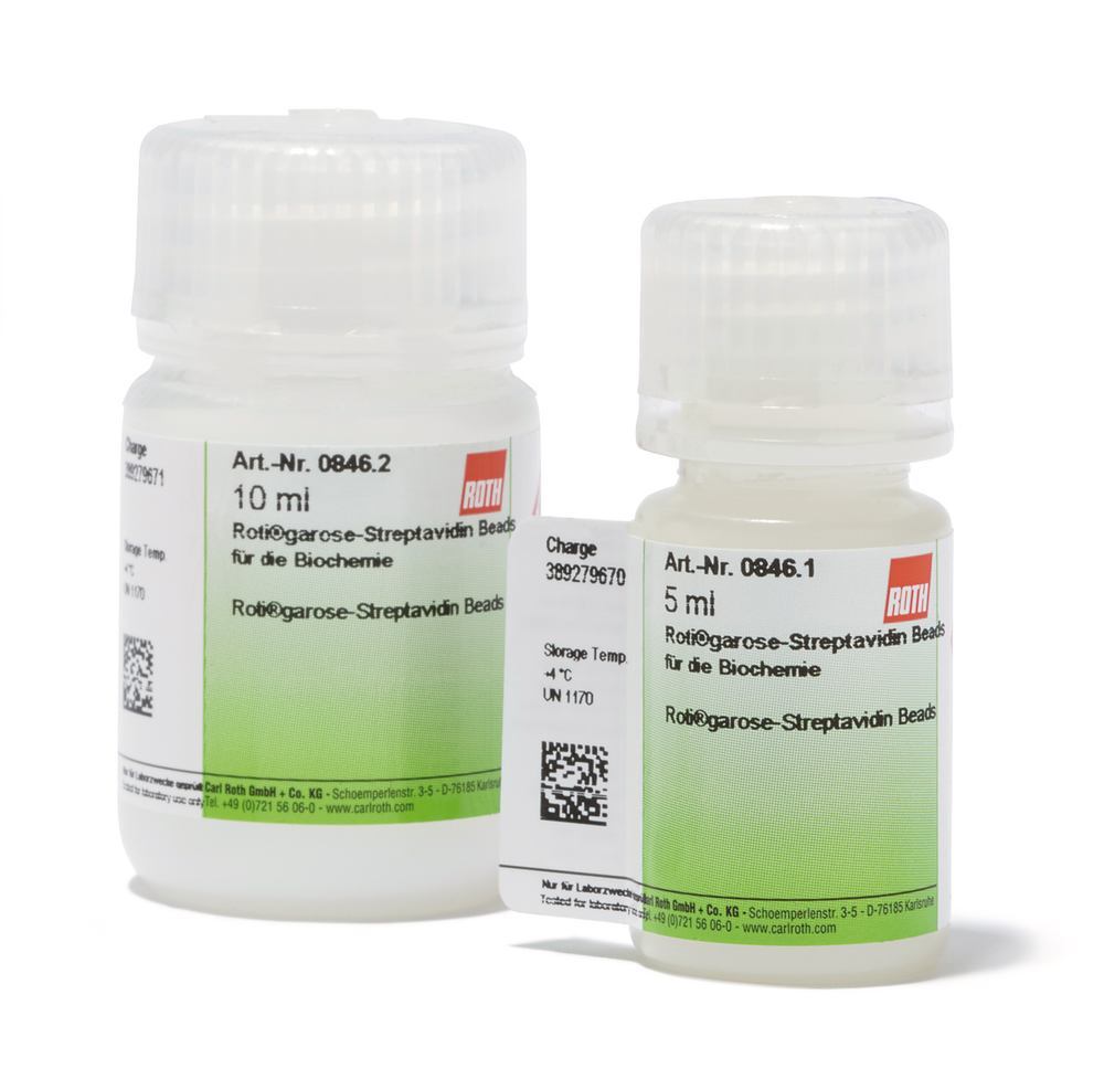 ROTI®Garose-Streptavidin Beads, for biochemistry, 5 ml, plastic