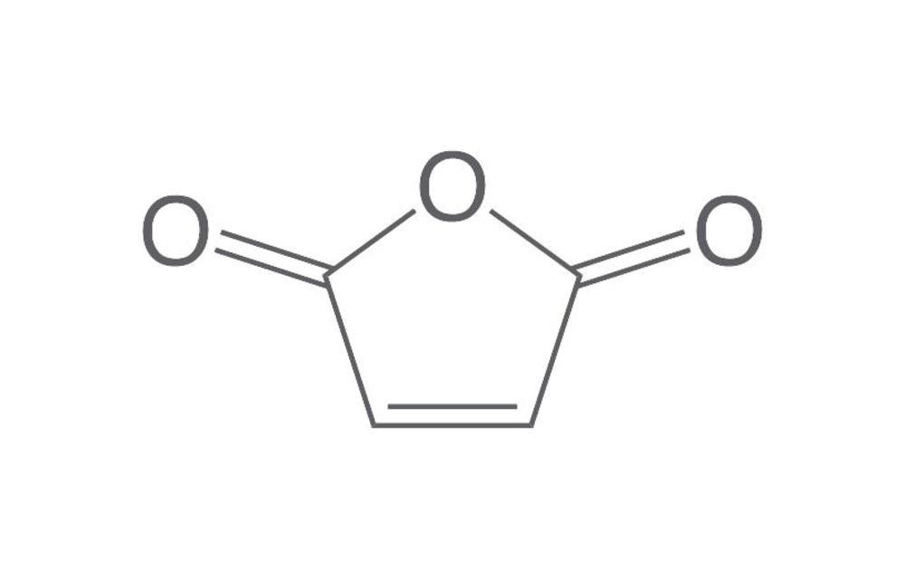 Maleic anhydride, min. 99,5 %, for synthesis, 1 kg, glass
