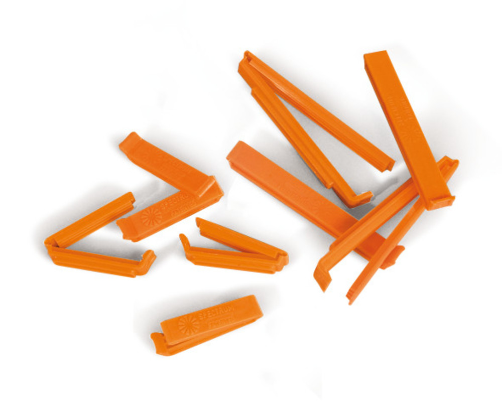 Spectra/Por® standard clips orange, PP, snap length 12 mm, 10 unit(s)