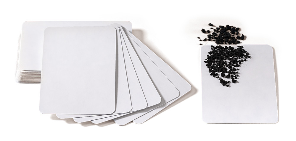 Rotilabo®-cards, as weighing blades or scratchers, 1 kg