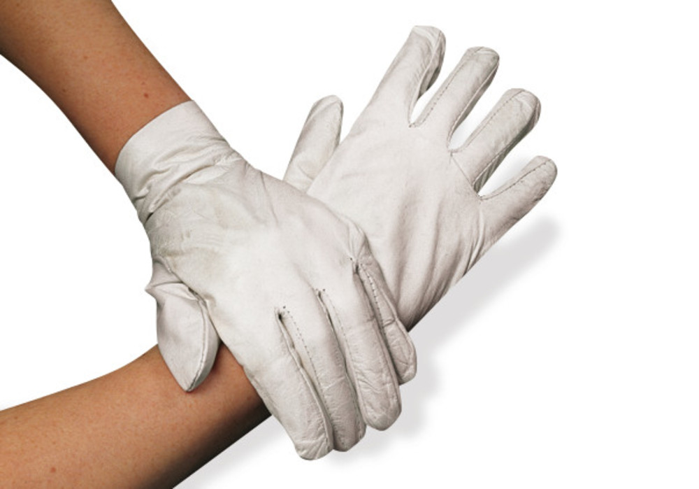 Working gloves made of nappa leather, size 9, for hot and cold, 2 pair