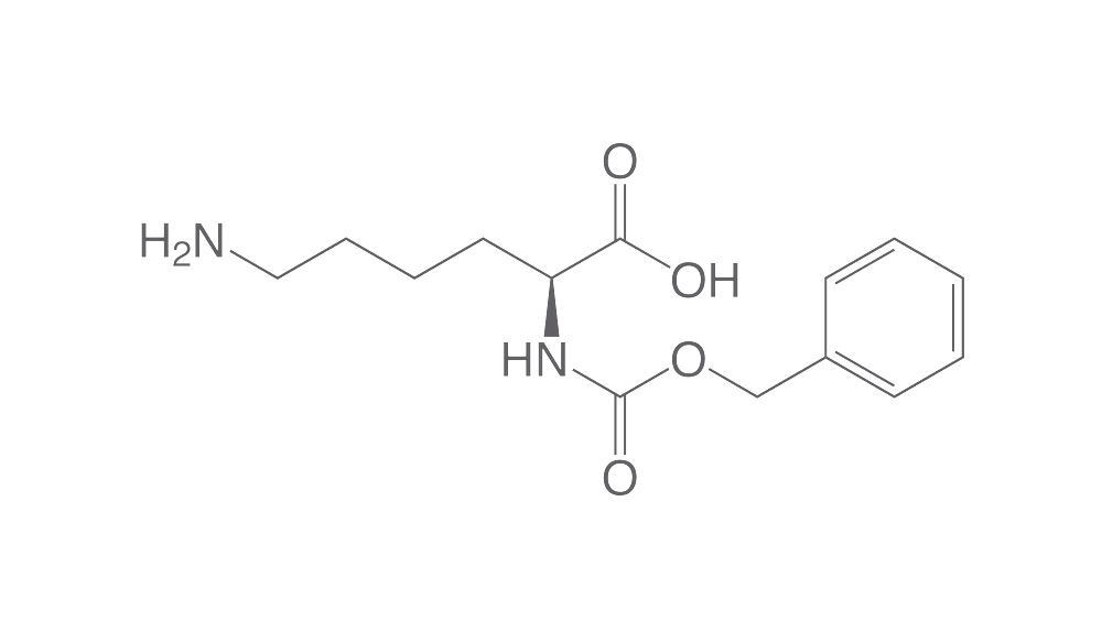 Z-L-Lysine, PEPTIPURE®, min. 98 %, for biochemistry, 1 g, glass