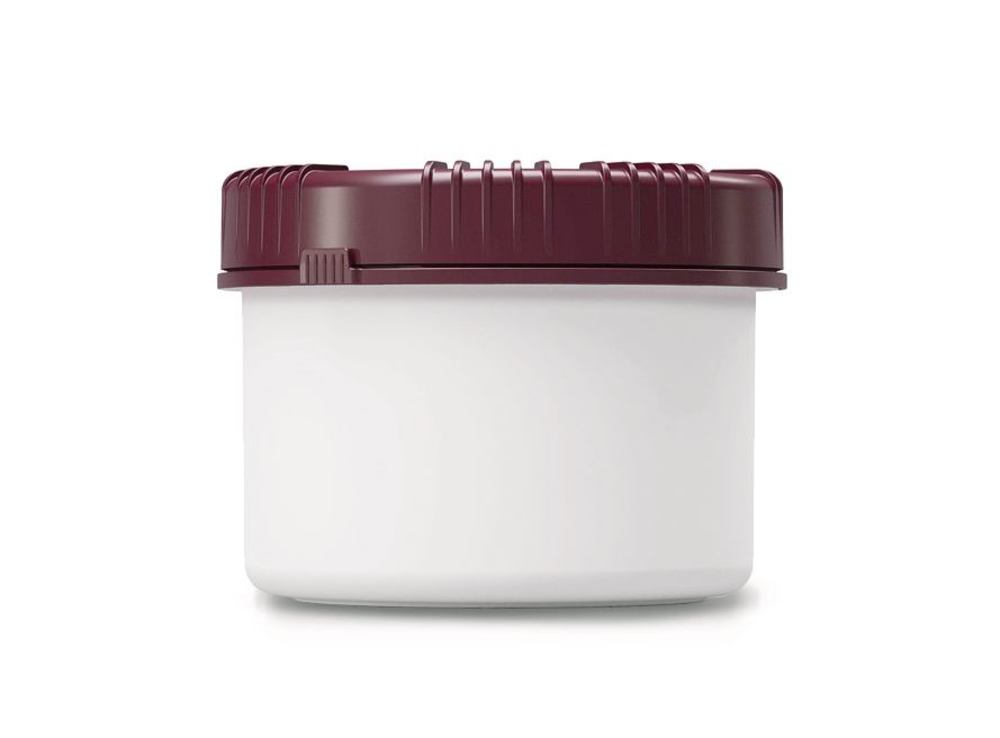 Packo wide-neck jar, white, HDPE, With screw cap and stopper, 500 ml, 10 unit(s)