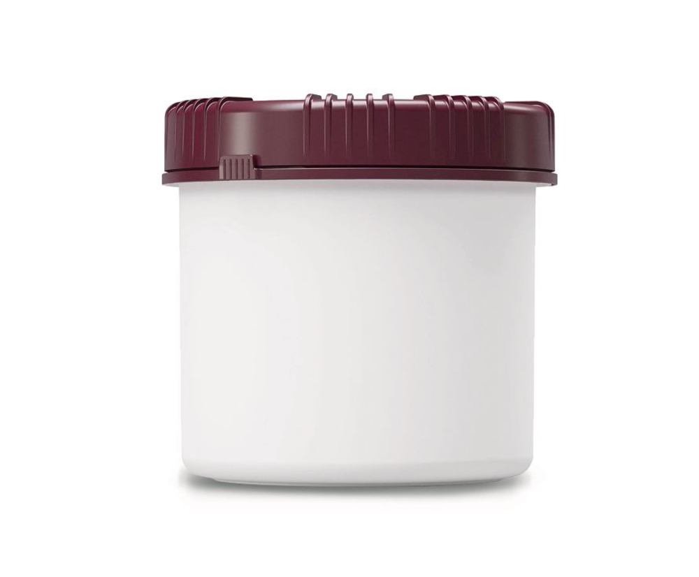 Packo wide-neck jar, white, HDPE, With screw cap and stopper, 650 ml, 10 unit(s) — Carl Roth, cod 1A5N.1