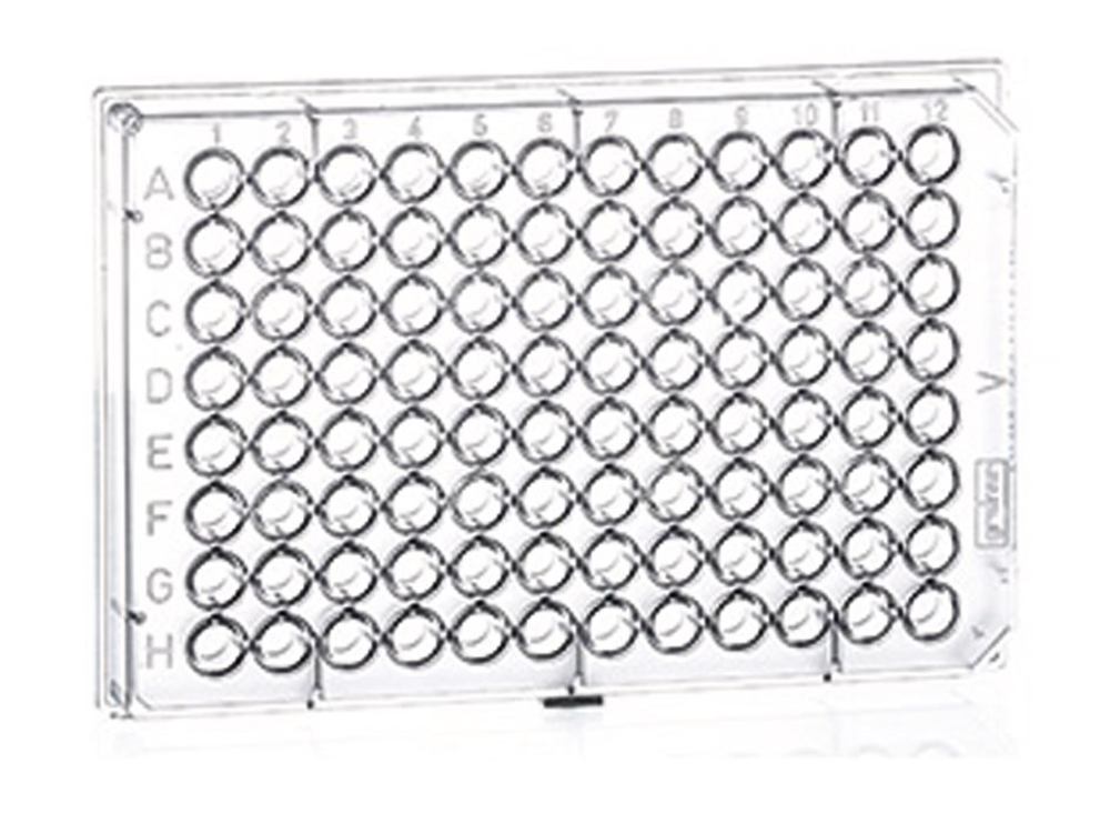Microtest plates, V-profile, 96-well, PS, non-sterile, 100 unit(s)