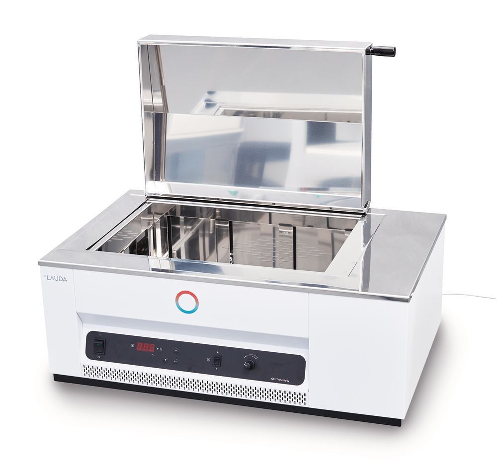 H 20 SW shaking water bath, Operat. temp. 25-100 °C, back and for., 1 unit(s)