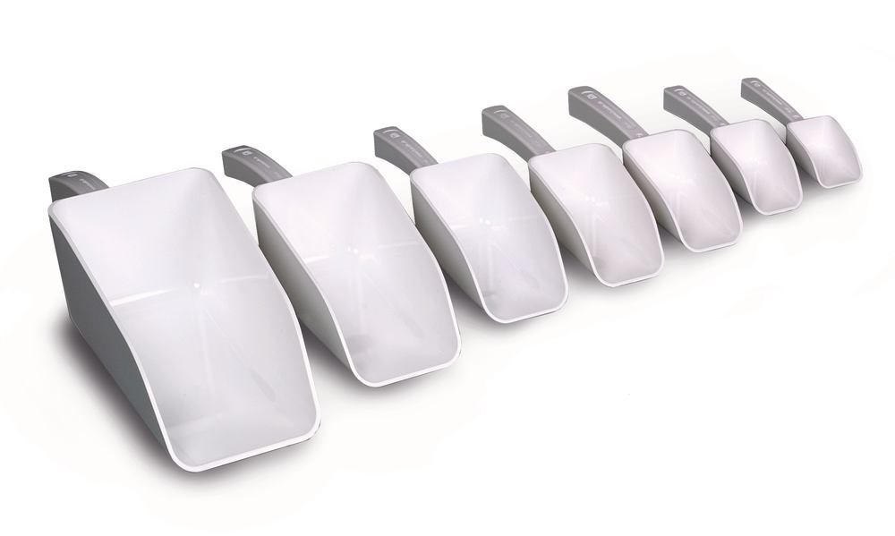 SteriPlast® sample scoops, 250 ml, PS, sterile, L 232 mm, without lid