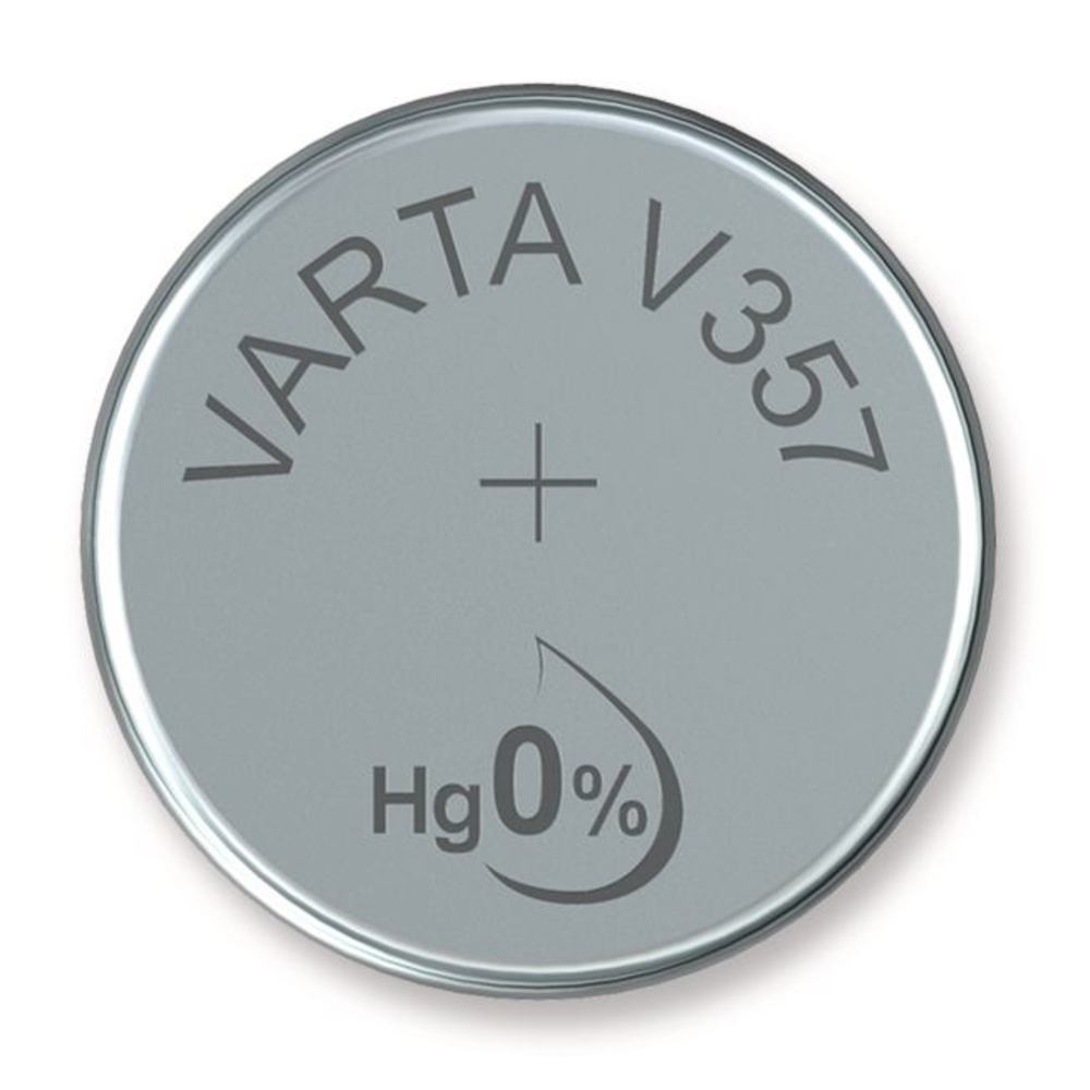 Button cell, V 357, silver, 1.55 V, 1 unit(s)