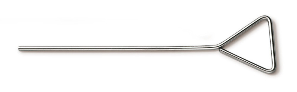 Drigalski spatula, Stainless steel, W 40 mm, L 195 mm, 5 unit(s)