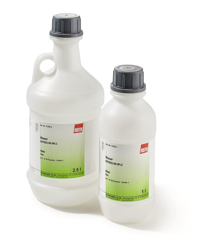 Water, ROTISOLV® HPLC , 1 l, HDPE