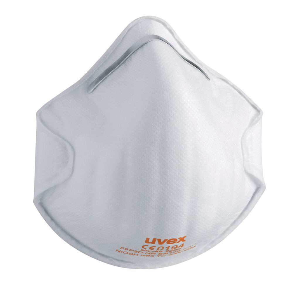 uvex silv-Air c 2200 FFP2 particle mask, without exhalation valve, 20 unit(s)