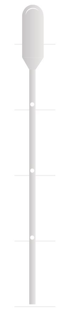 Pasteur pipettes graduated, 0.3 ml non-sterile, 500 unit(s)