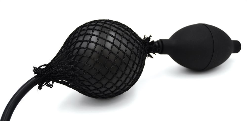 Double bulb insufflators with net, 1 unit(s)