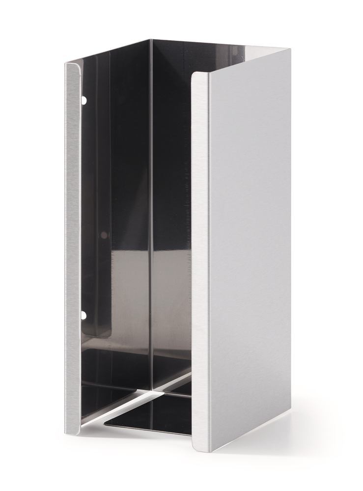 Dispenser f. masks , One compartment, made of stainless steel, 1 unit(s)