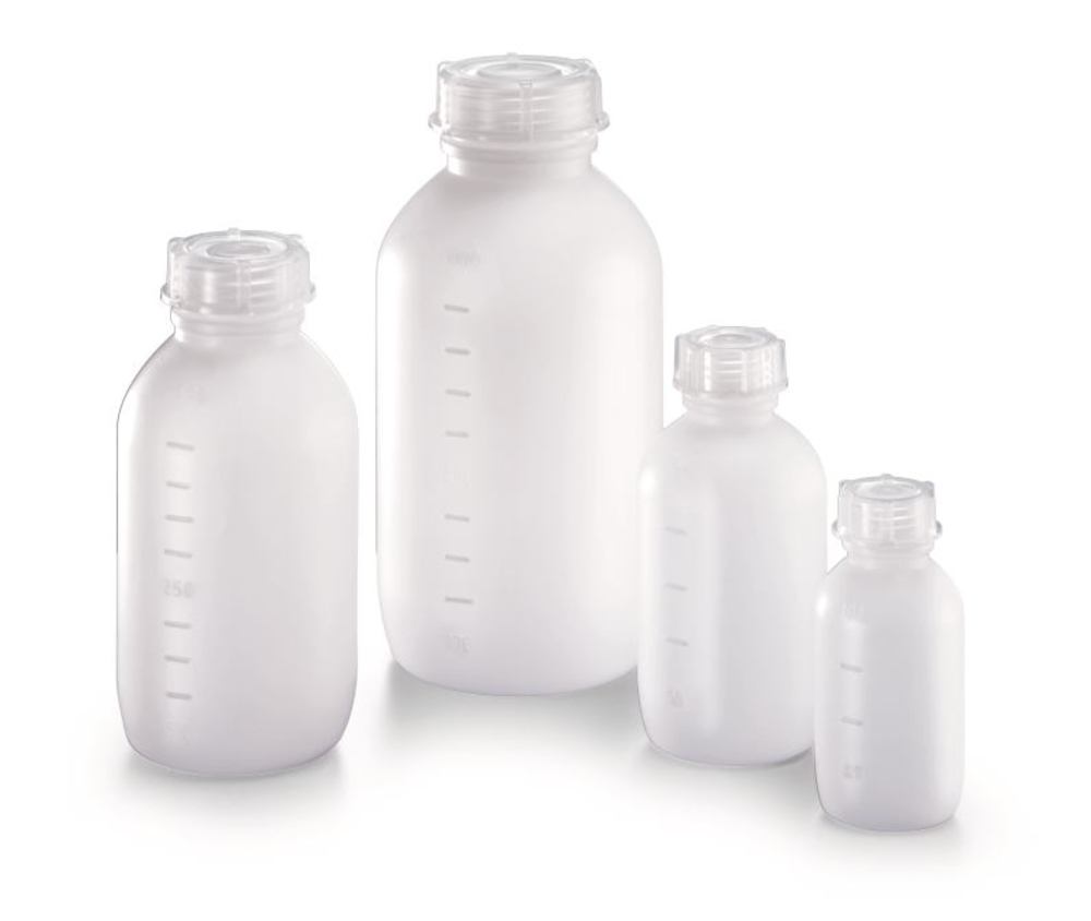 Medium mouth bottle, HDPE, 250 ml, 10 unit(s) — Carl Roth, cod 1E85.1