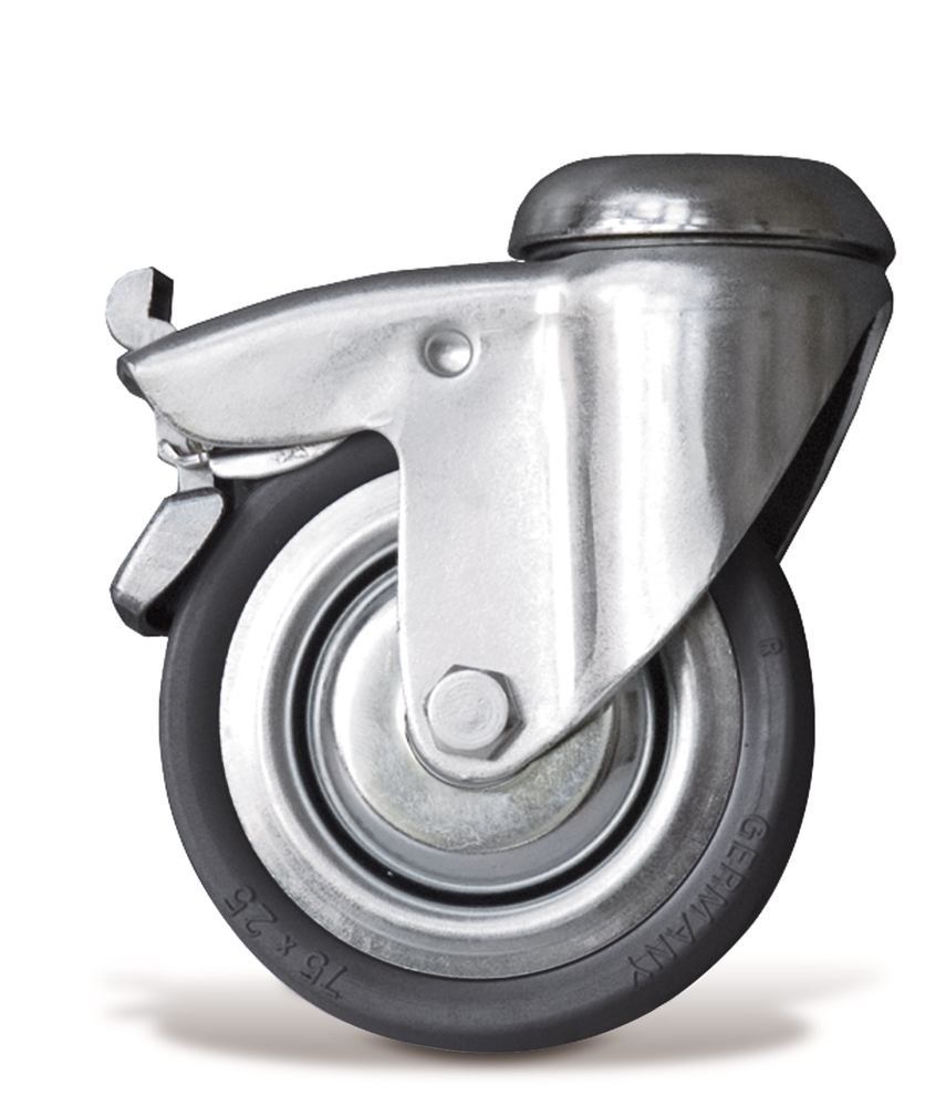 Tente castors for hygiene tower, 1 set