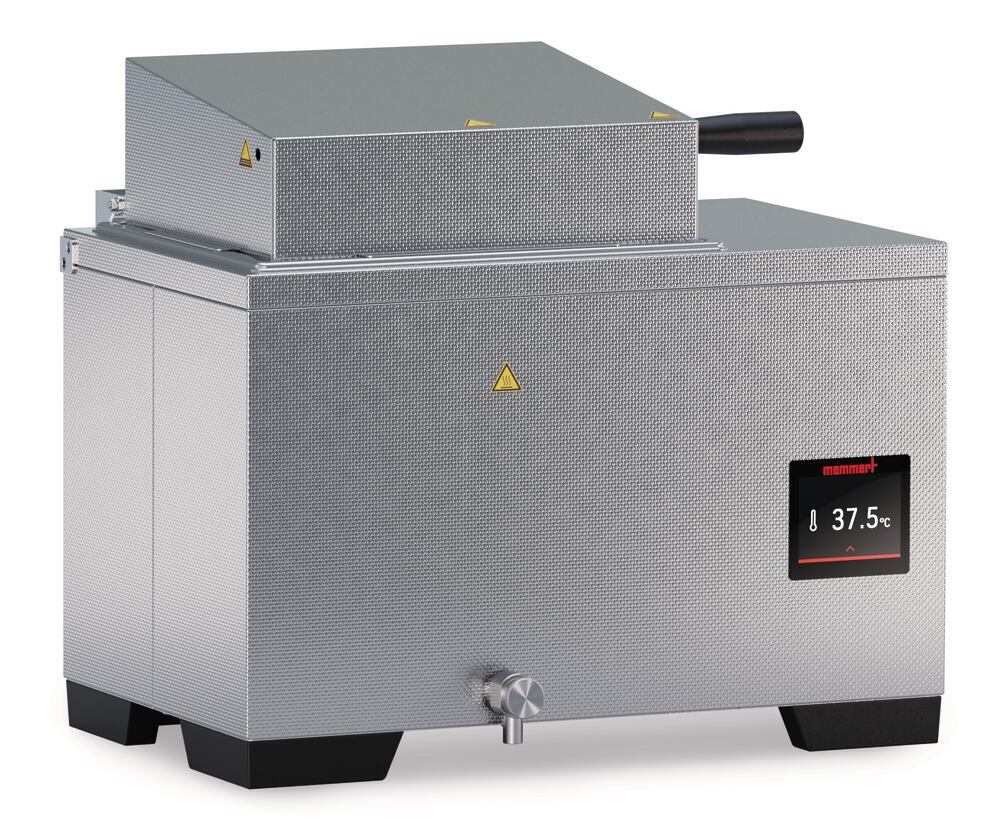 WTB 11 water bath incl. flat cover with, Rings and slanting cover, draincock,