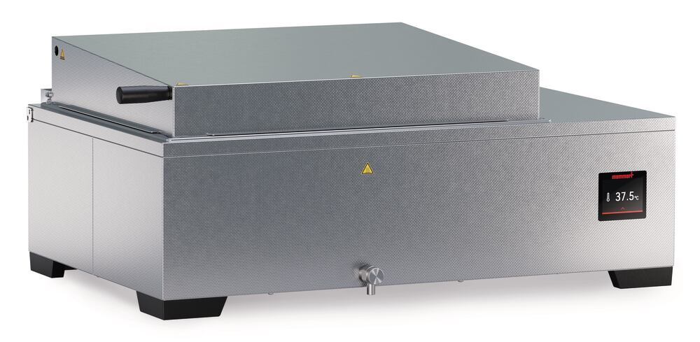 WTB 35 water bath incl. flat cover with, Rings and slanting cover, draincock,