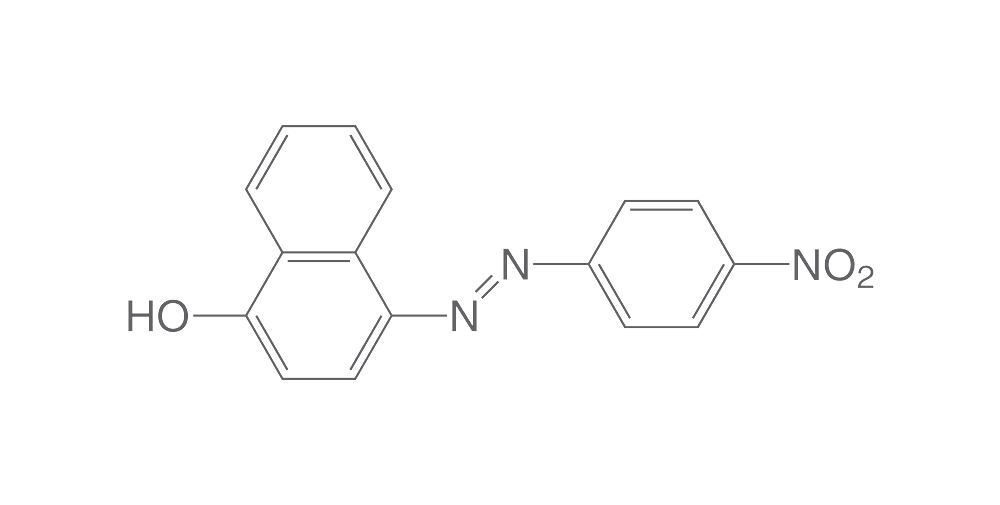 4-(4-Nitrophenylazo)-1-naphthol, p.a., 25 g, glass