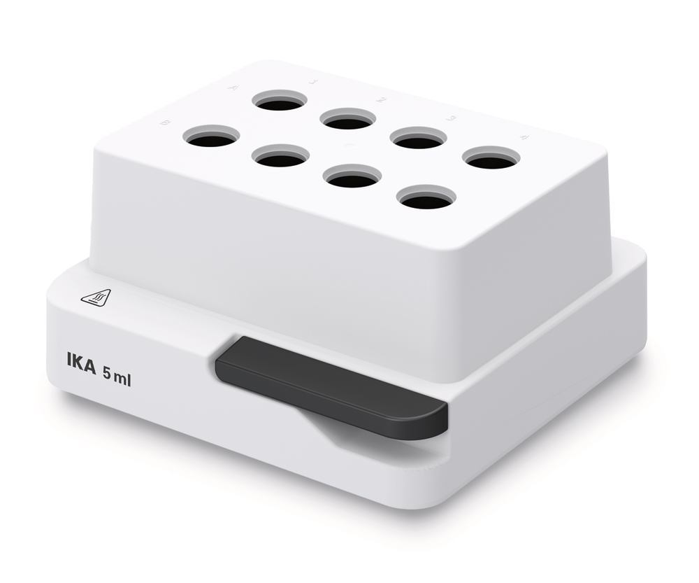 Interchangeable block, For 8 x 5.0 ml reaction vials, 1 unit(s)