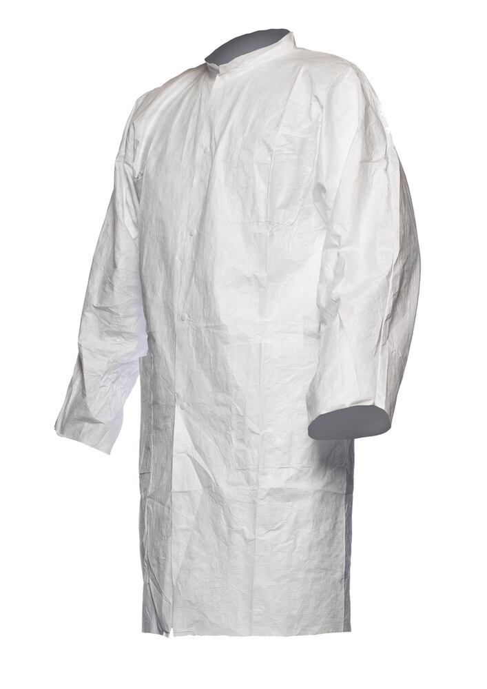 TYVEK® 500 lab coat, size M, With press studs, without pockets, 50 unit(s)