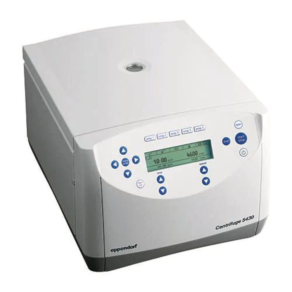 Model 5430 benchtop centrifuge, Air-cooled or without cooling function,