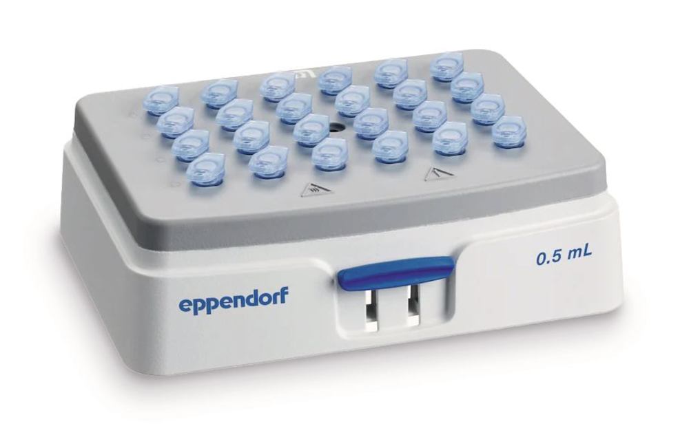 Interchangeable block, for 24 x 0.5 ml reaction vials, 1 unit(s)