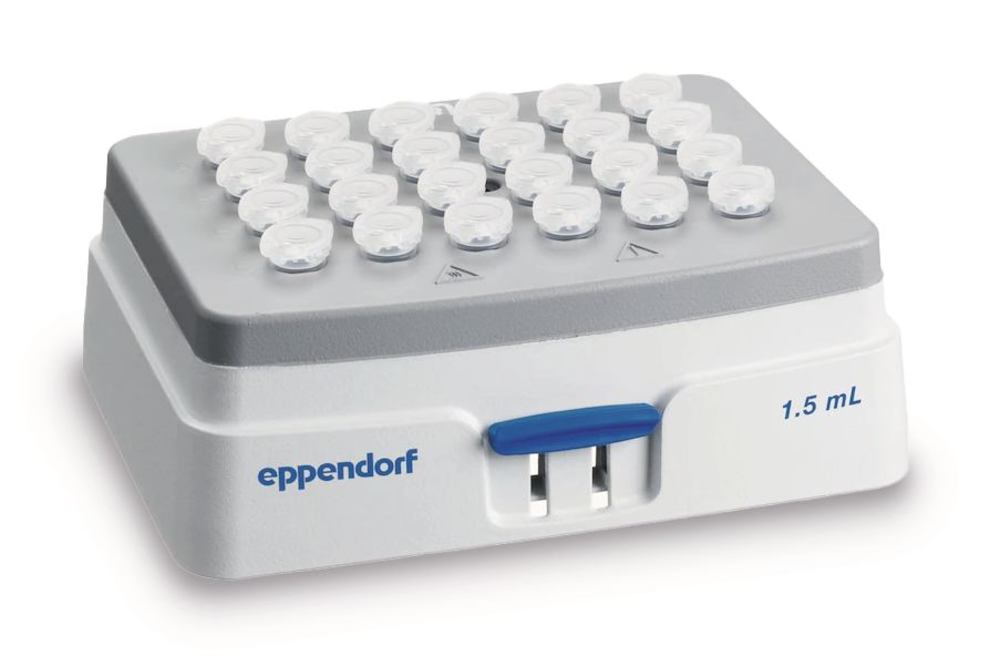 Interchangeable block, for 24 x 1.5 ml reaction vials, 1 unit(s)