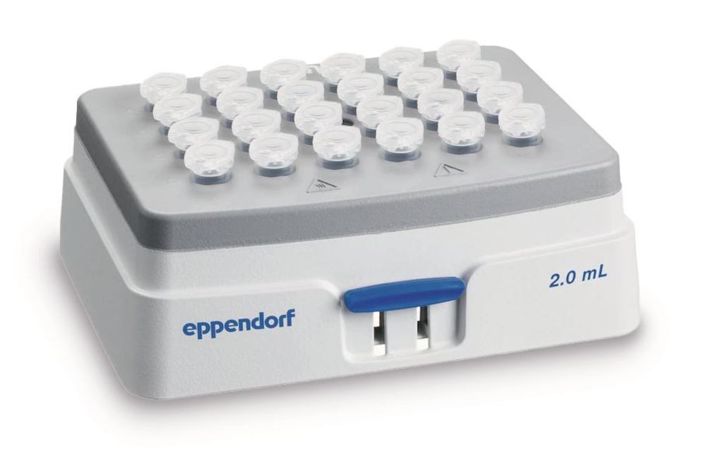 Interchangeable block, for 24 x 2.0 ml reaction vials, 1 unit(s)