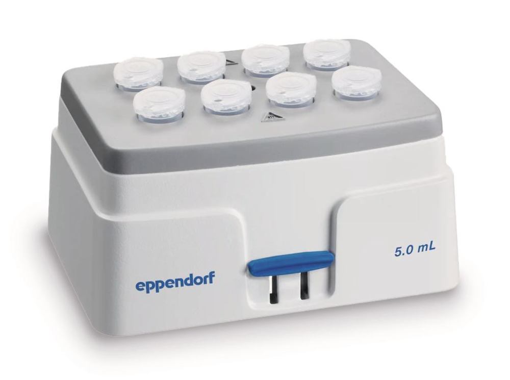 Interchangeable block, for 8 x 5.0 ml reaction vials, 1 unit(s)