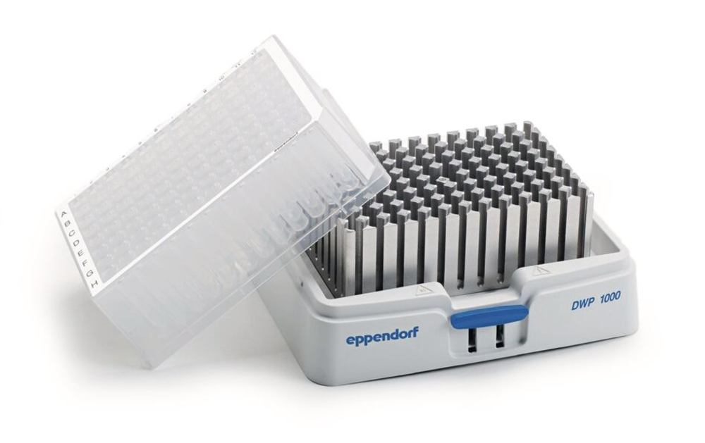 Interchangeable block, for 96/1000 µl deep-well trays, 1 unit(s)