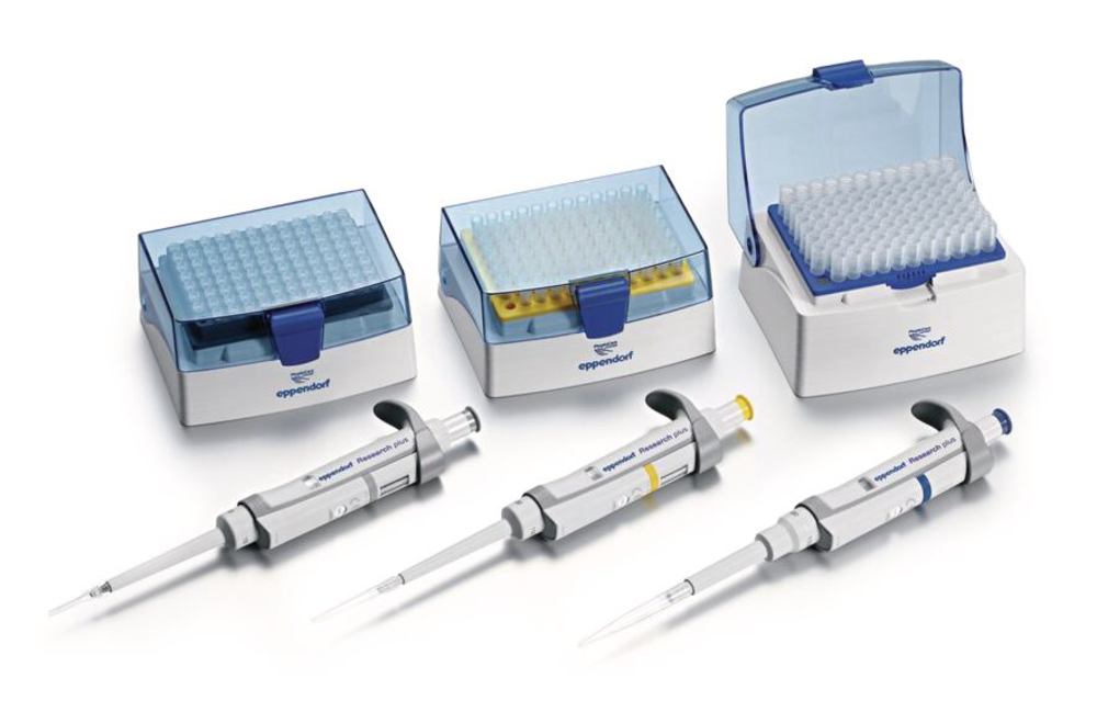 Eppendorf Research® plus set , Option 3 - 100-1000 µl/0.5-5 ml/1-10 ml