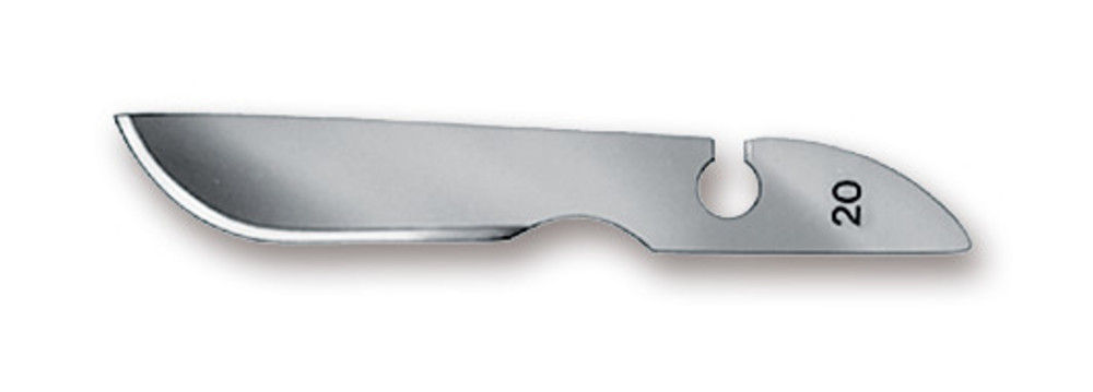 Scalpel blades, type 20, non-sterile, 144 unit(s)