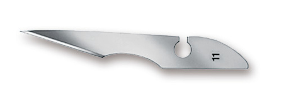 Scalpel blades, type 11, sterile, 144 unit(s)