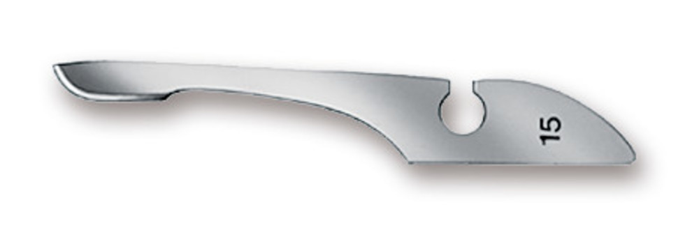 Scalpel blades, type 15, sterile, 144 unit(s)
