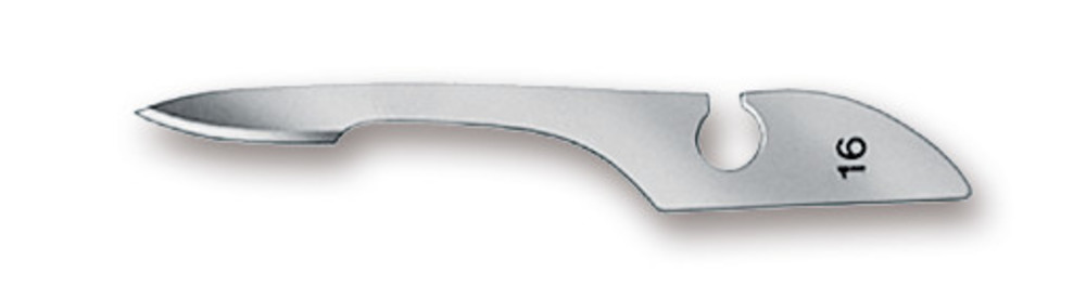 Scalpel blades, type 16, sterile, 144 unit(s)