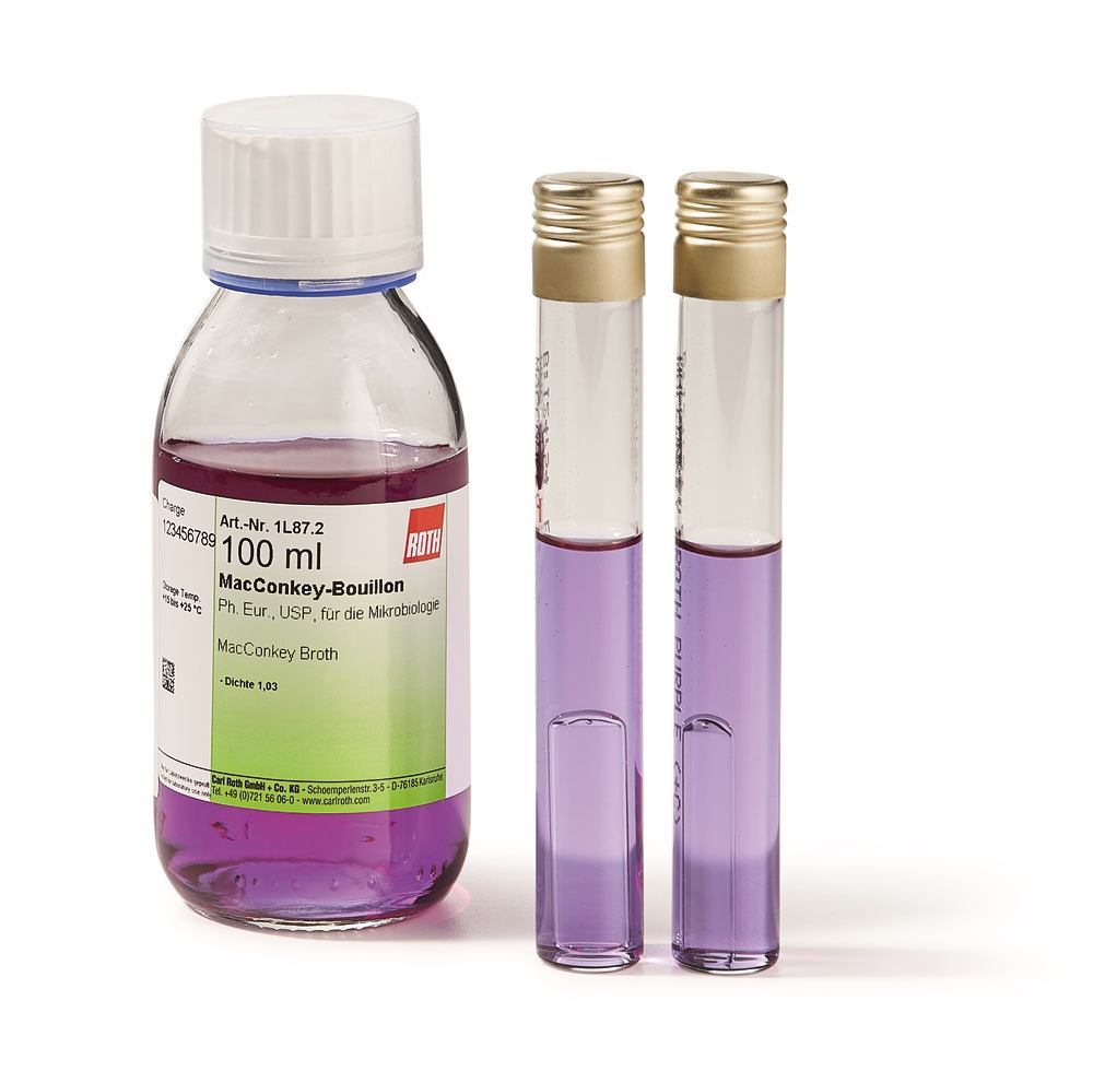 MacConkey Broth, Ph.Eur., USP, 1 l, septum bottle