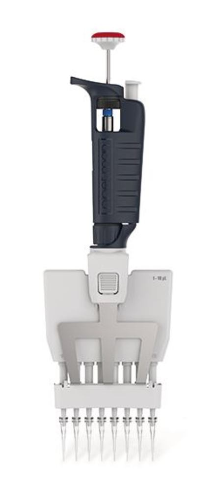 Multi-channel microlitre pipette, Pipetman®, 8-channel, 1-10 µl , 1 unit(s)