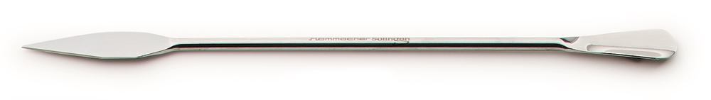Spoon spatula, pointed, Overall length 180 mm, 1 unit(s)