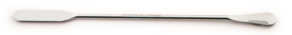 U-shaped spoon spatula, straight, Overall length 180 mm, 1 unit(s)